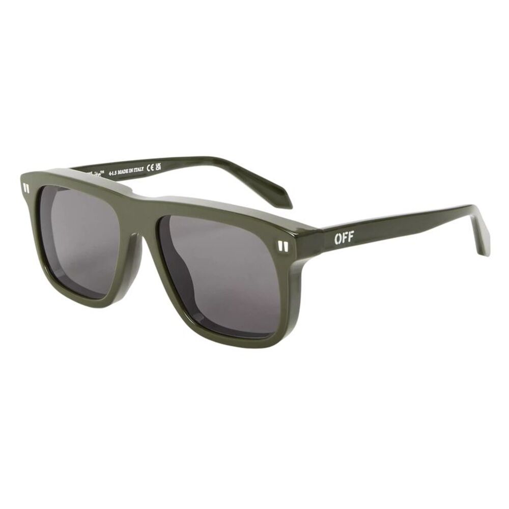 Off White Mens Clearwater Sunglasses / Military Green